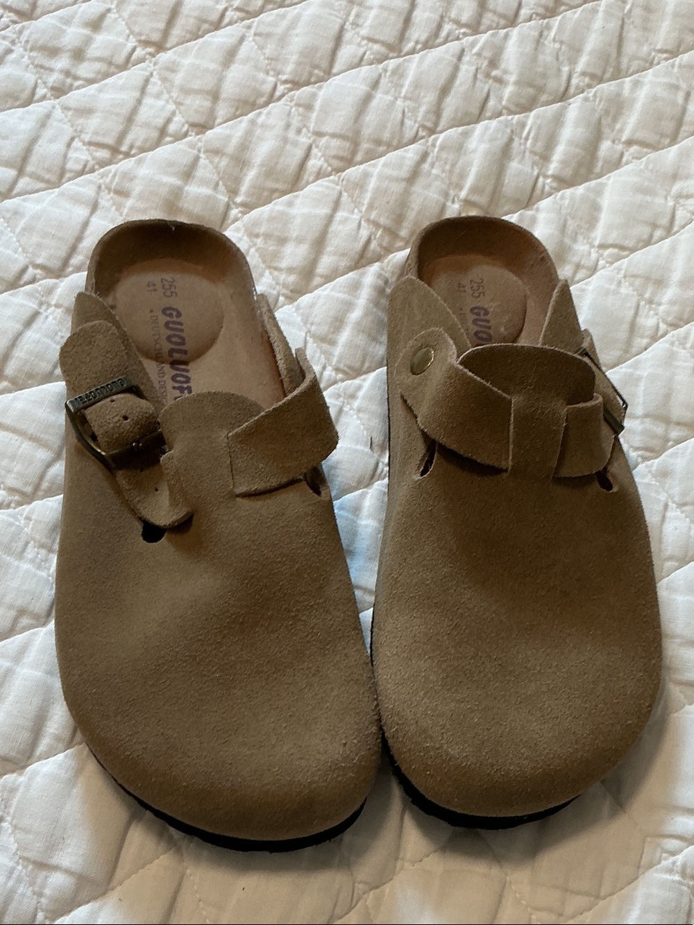 Guoluofei Womens Clogs- Mules House Slipers with Arch Support size 41